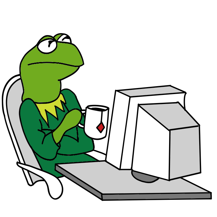Kermit at the PC